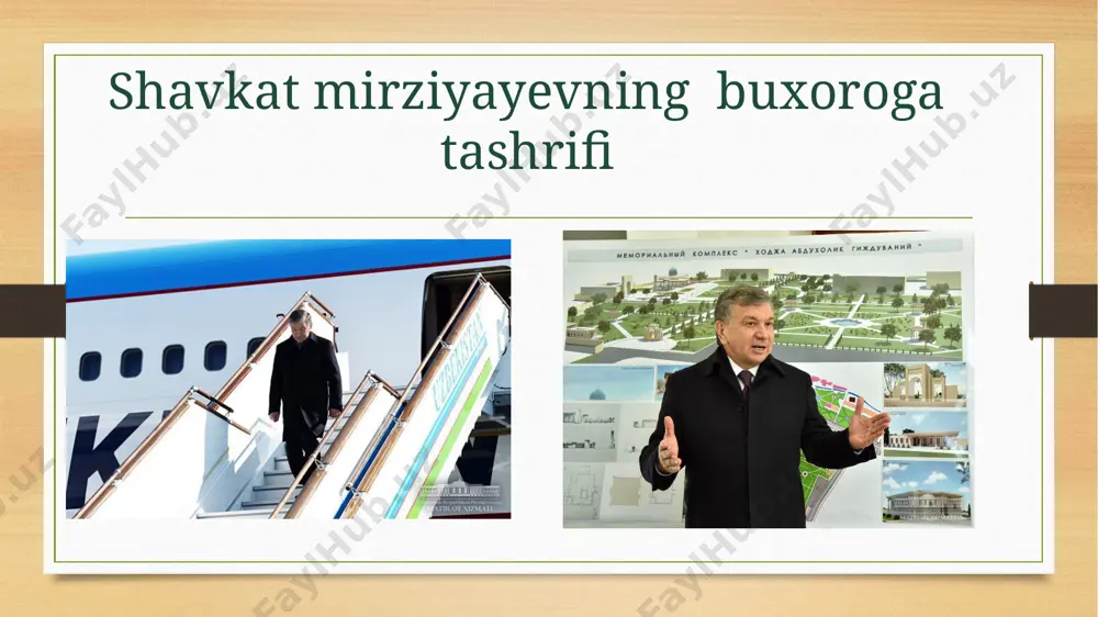 shavkat mirziyayevning ichki va tashqi tashrifi - Page 5