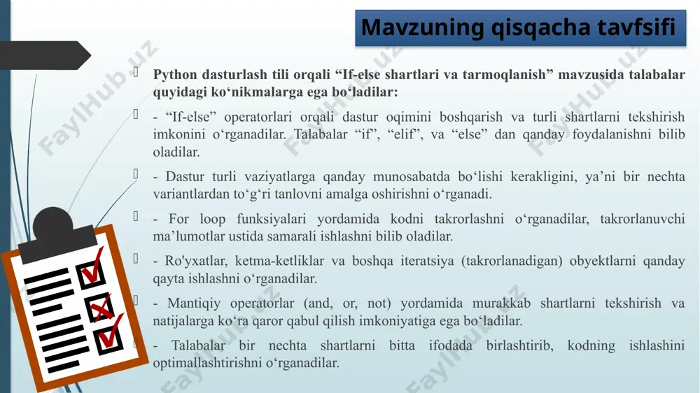 data analysis, 3rd edition" – by wes mckinney (2022) - ma'lumotlarni tahlil qilish, tozalash va qayta ishlash bo‘yicha ma'lumotlarga boy kitob. 5. "python programming for beginners: an introduction to the python computer language and computer programming" – by mark matthes (2022) - python bilan dasturlashni endi boshlaganlar uchun mukammal qo‘llanma. 6. "effective python: 90 specific ways to write better python, 2nd edition" – by brett slatkin (2020) - python'da samarali kod yozishning turli usullari bo‘yicha tavsiyalar. 7. "python cookbook, 3rd edition" – by david beazley and brian k. jones (2021) - python dasturlash uchun ko‘plab retseptlar va amaliy yechimlar jamlanmasi. 8. "learning python, 6th edition" – by mark lutz (2023) - python asoslarini batafsil tushuntiruvchi eng keng qamrovli kitoblardan biri. 9. "python in a nutshell, 3rd edition" – by alex martelli, anna ravenscroft, and steve holden (2023) - pythonning asosiy tushunchalarini va amaliy misollarini o‘z ichiga olgan qo‘llanma. 10. "python …