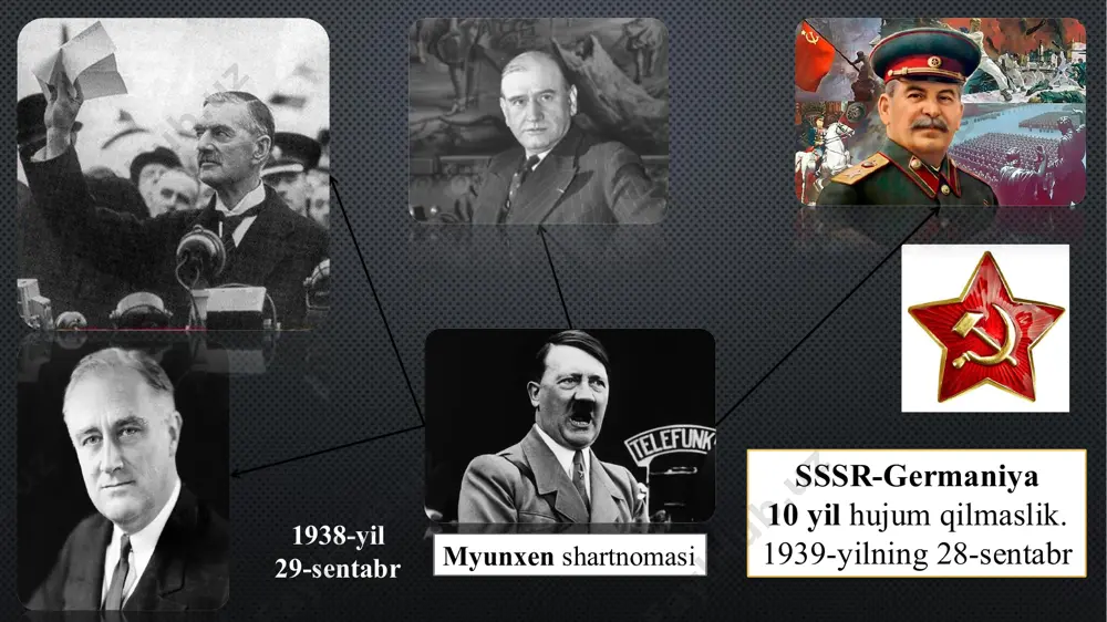etildi. moskva, kalinin, rostov-don kabi viloyatlardan 15 900 o'ringa ega bo'lgan 48 gospital ko'chirilb keltirildi, joylashtirildi va ishga tushirildi. jami 39 140 o'ringa ega bo'lgan 113 gospital yarador jangchilarga tibbiy xizmat ko'rsatdi. mudofaa fondiga 650 million so'm pul, 22 million so'mlik qimmatbaho buyumlar, 55 kiloga yaqin oltin, kumush va boshqa qimmatbaho buyumlar to'plandi. aholidan issiq kiyimlar tayyorlash uchun jun, terilar yig'ib olindi. davlat zayomi, pul-buyum lotoreyasi sotish hisobiga 4,2 milliard so'm mablag' yig'ilib g'alaba manfaatlari yo'lida foydalanildi. aloqa, telefon, telegraf xodimlari ham urush talablariga moslashib ishladilar. aloqa xodimlari o'zbekistonni markaz bilan, respublika rahbariyatini viloyat, shahar, tumanlar, yuzlab sanoat korxonalari bilan aloqasini yo'lga qo'ydilar. yirik korxonalarning o'zlarida ham 50-100 o'rinli telefon stansiyalari qurildi. toshkent samarqand ashxobod, boku, buxoro o`zbeklar frontga 482 ming tonna kartoshka va sabzavot, 57,5 ming tonna meva va uzum, 36 ming tonna quruq meva, 159 ming tonna go'sht yetkazib berdi. front ortida esa oziq-ovqat taqchilligi kuzatildi. shaharlarda kuniga …