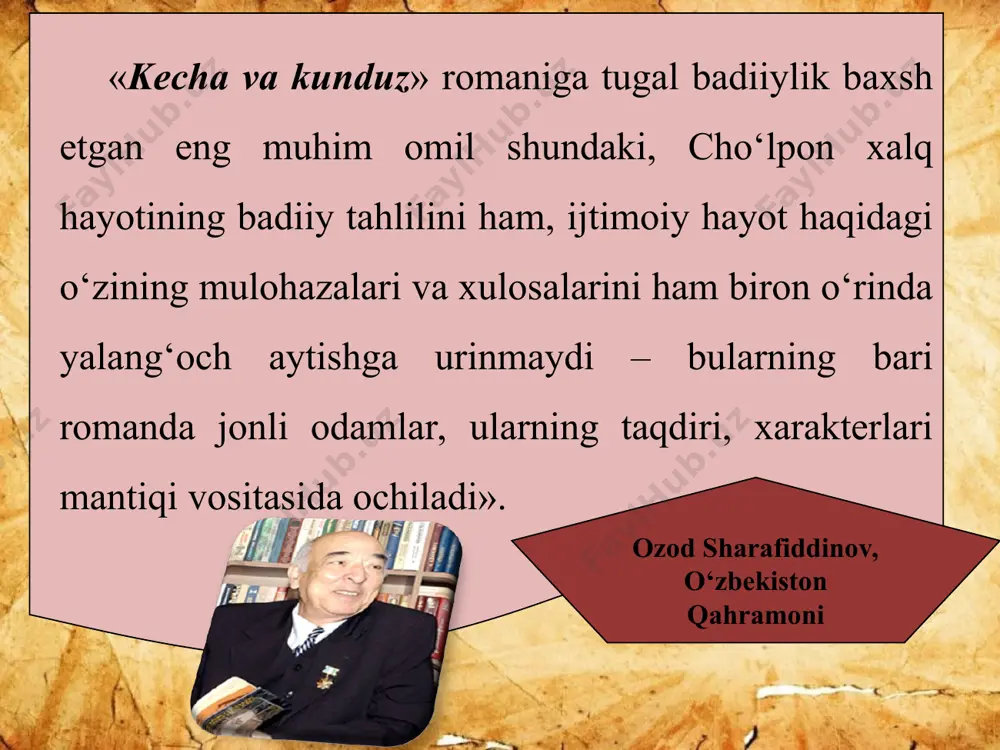 a yakka-yakka qushlar ko‘rina boshladi. birinchi ko‘ringan ko‘klam qushi birinchi yorilgan bodroq nash’asini beradi. bultur ekilib, ko‘p qoshlarni qoraytirgan o‘sma ildizidan yana bosh ko‘tarib chiqdi... muloyim qo‘llarda ivib, suvga aylangandan keyin go‘zal ko‘zlarning supasida yonboshlashni muncha yaxshi ko‘rar ekan bu ko‘kat! erkaklarning gullik do‘ppisiga tegmay, yalang ayollar bilan, ularning sochlari, gajaklari va ro‘mol popuklari bilan hazillashib o‘ynagan salqin shabada... ko‘klam nash’asi bilan sho‘xlik qiladi. hayot nega bu qadar go‘zal va shirin bo‘ladi bahorda? zebi (zebinisa)ning qish ichi siqilib, zanglab chiqqan ko‘ngli bahorning iliq hovuri bilan ochila tushgan; endi ustiga poxol to‘shalgan aravada bo‘lsa ham, allaqaylarga, dala-qirlarga chiqib yayrashni tusay boshlagan edi. qish ichi ham keti uzilmagan sovchilar bir-ikki haftadan beri kelishdan to‘xtaganlar, endi tashqari eshikning «g‘iyt» etishi – bir-ikki ayolning astagina bosib, paranjisini sudrab kirib kelishiga dalolat qilmas, hali endigina o‘n beshga qadam qo‘ygan bu yosh qizning go‘dak ko‘nglini uncha cho‘chitmas edi. ko‘k terish bahonasi bilan bir-ikki marta keng hovlilarga, …