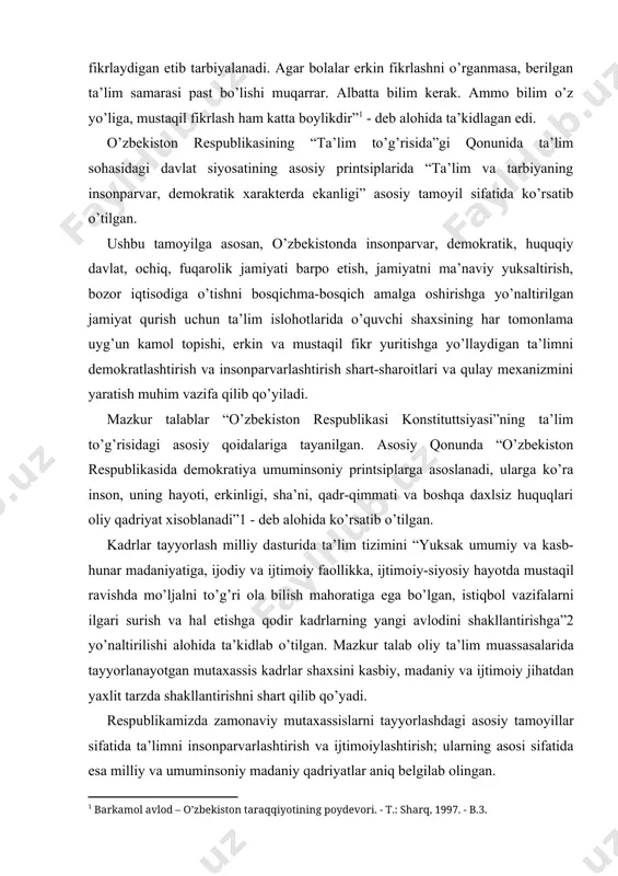i shakllantirish pedagogik faoliyatining maqsadi hisoblanadi. ayni ko‘rsatgich, uni shakllantirish vositasi bo‘lib, uning yordamida jamoaning barcha yoki har bir a’zosini tarbiyalar yaxshi samaralar beradi. jamoaning yetakchi tarbiyaviy vazifasi shaxsni har tomonlama tarbiyalash, unda ijobiy sifatlarni hosil qilish. mustahkam xayotiy jarayonni qaror topshirishdan iboratdir. umumiy o‘rta ta’lim hamda yangi turdagi ta’lim muassasalarida jamoani shakllantirish ma’suliyatli vazifa sanaladi.jamoani tashkil etganda o‘quvchilar muhitida mavjud bo‘lgan haqiqiy guruhlarni to’plab, bir-biriga va o‘zaro do‘stlashadigan bolalarni birlashtirish zarur. jamoa so‘zi lotincha «kollektivus» so‘zining tarjimasi bo‘lib, yig‘ilma, omma, birgalikdagi majlis, birlashma, guruh ma’nolarini anglatadi va jamoa bu kishilardan iborat guruh demakdir. zamonaviy talqinda «jamoa» tushunchasi ikki xil ma’noda ishlatiladi. birinchidan, jamoa deganda kishilarning istalgan tashkiliy guruhi tushuniladi (masalan: ishlab chiqarish jamoasi, zavod jamoasi, xo‘jalik jamoasi va hokazo). ikkinchidan, jamoa deganda yuqori darajada uyushtirilgan guruh tushuniladi. o‘quvchi (tarbiyalanuvchi)larning birlashmasi o‘ziga xos muhim belgilarga egadir. quyida jamoa va uning xususiyatlari (belgilari) borasida so‘z yuritamiz. jamoa va jamoa orqali tarbiyalash …