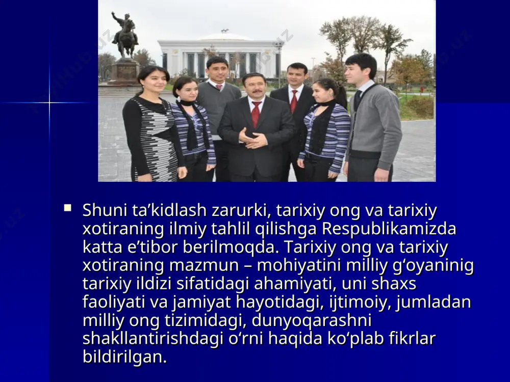 tarixiy xotira g`oya va mafkuraning rivojlanishidagi ijtimoiy ma`naviy omil - Page 4