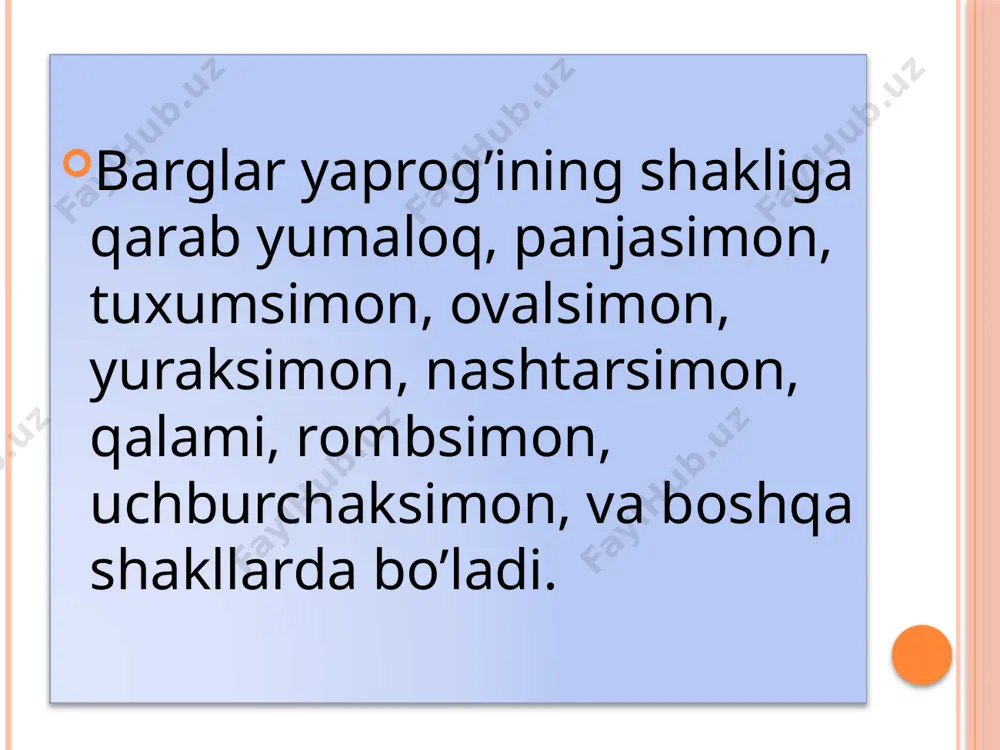oddiy va murakkab barglar - Page 5