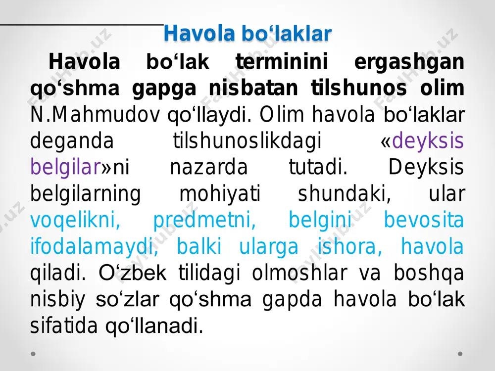 havola bo‘lakli qo‘shma gaplar turlari - Page 5