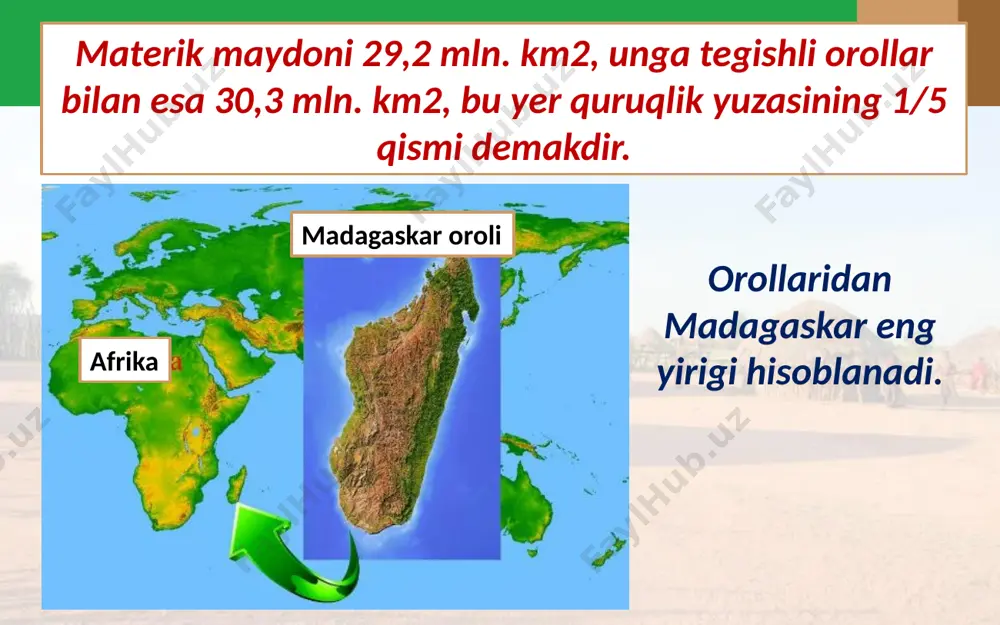afrika mamlakatlarining umumiy tavsifi va tabiiy demografik salohiyati . 9 - sinf - Page 4