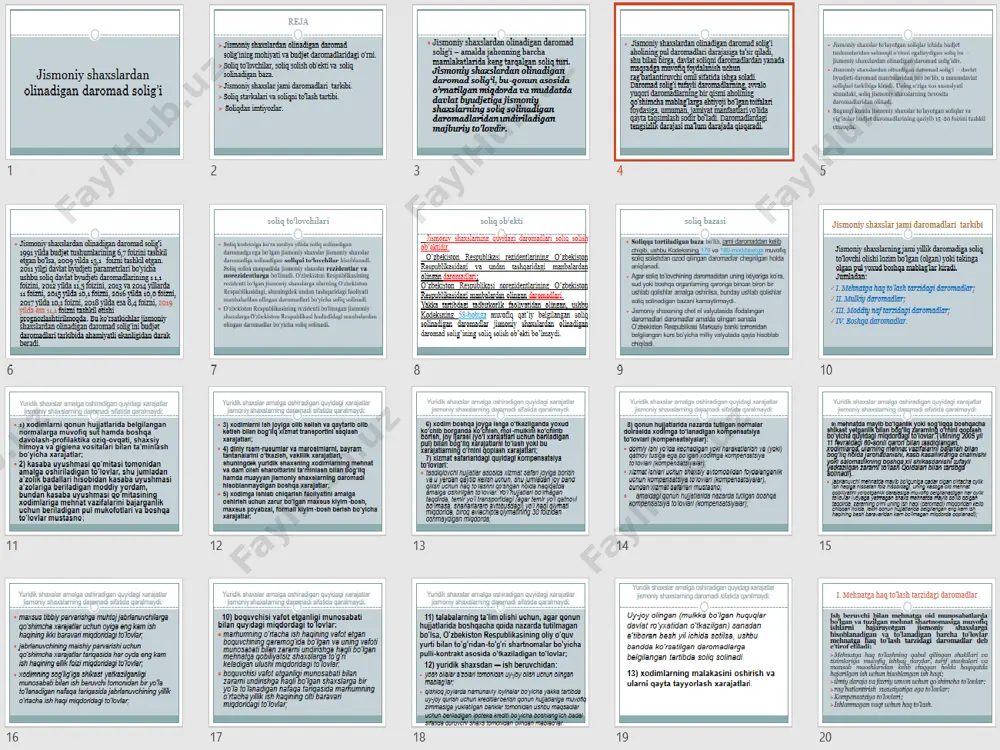 jismoniy shaxslardan olinadigan daromad solig’i - Page 3