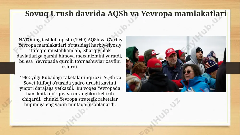 sovuq urush davrida aqsh va yevropa mamlakatlari - Page 5