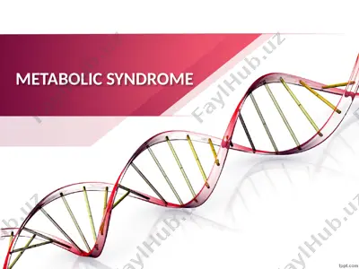 metabolik sindrom — PPTX