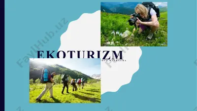 ekoturizmxasanova mashxura — PPTX
