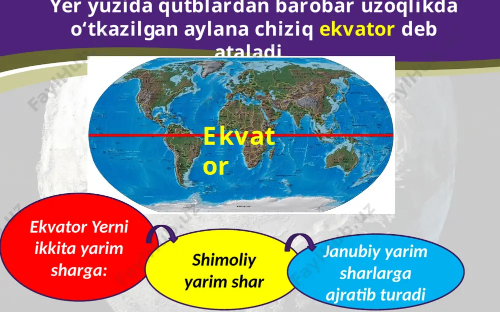 yerning o’z o’qi atrofida aylanishi va kattaligi - Page 5