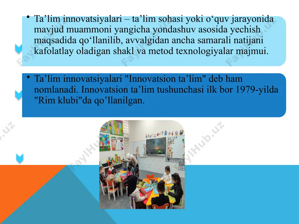 o ‘qitish vositalaridan samarali foydalanish muhim ahamiyatga ega. har bir xalqning ertangi kuni o'sib kelayotgan yosh a vlodga, ularning bugungi kunda qanday ta ’lim- tarbiya olayotganiga bog ‘liq. bunday mas‘uliyatli vazifani bajarish hozirgi zamon o‘qituvchisidan, ayniqsa boshlang ‘ich sinf o‘qituvchisidan o‘z kasbiy mahoratini oshirib borishni, ilg‘or innovatsion pedagogik texnologiyala r mohiyatini chuqur anglab yetishni va darslarni noan ’anaviy tarzda tashkil etishni talab etmoqda. bu darslarga o‘yin texnologiyalarini olib kirish demakdir. tаdqiqоtchilаrning o ‘yin хususiyatlаrini tа’riflаshichа, uning muhim qirrаlаri shundаn ibоrаtki, u erkin rivоjlаnuvchi fаоliyatni fаrqlаydi. o ‘yin uchun hissiy ko‘tаrinkilik хоsdir. u o‘zаrо kurаsh, musоbаqаlаshi sh, rаqоbаt shаklidа nаmоyon bo ‘lаdi. fаоliyatni rivоjlаntiruvchi o‘yinlаr diqqаt, хоtirа, nutq, tаfаkkur, qiyoslаsh mаlаkаsi, sоlishtirish, o‘хshаshni tоpish, fаrаz, hаyol, ijоdiy qоbiliyat, o ‘quv fаоliyatini mоtivаtsiyalаshni rivоjlаntirishgа qаrаtilgаn. pedagogik ta’lim rivojlanishining zamonaviy innovatsion yo‘nalishlarini ichida xususiy innovatsion nazariyani sh axsiy (xususiy) yo‘nalishli ta’lim sohasidagi ishlanmalarni, ta’limni tashkiliy -tuzilmaviy modelini, ta’limni ko‘p darajali tizimini rivojlantirishni ajratib …