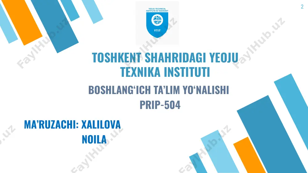 ida boshqariladi: ‹#› - maqsadga qaratilganligi va g‘oyaviy yo'nalganligi; -tarbiyaning insonparvarlashuvi; -tarbiyaning hayot, mehnat bilan bog'liqligi; -tarbiyaga yaxlit(kompleks) yondashuv; -jamoada tarbiyalash va jamoaga suyanib ish ko'rish; tarbiya jarayoni quyidagi tamoyillar asosida boshqariladi: ‹#› - shaxsga talabchanlik bilan hurmatni birga qo'shib olib borish; - o'qituvchilar, jamoat tashkilotlari va oilaning talab hamda tarbiyaviy ta’sirlarining birligi; -tarbiyalanuvchining yosh va individual xususiyatlarini hisobga olish; -tarbiya jarayonining tizimliligi va uzluksizligi. tarbiya qonuniyatlari - bu bir tomondan, ijtimoiy hodisa sifatida tarbiyaning xususiyatlari, ikkinchi tomondan, shaxsning rivojlanishi bilan bog‘liq bo'lgan barqaror aloqalar yig'indisi. tarbiya jarayonining quyidagi qonuniyatlari mavjud: ‹#› -ijtimoiy muhitning obyektiv va subyektiv omillariga bog'liqligi; -tarbiyaning shaxsning rivojlanishi bilan birligi va o‘zaro bog'liqligi; - faoliyat va munosabatni e’tirof etish shaxsning ijtimoiy ahamiyatga ega fazilatlarini shakllantirishning negizi va asosiy manbai; -tarbiyalanuvchilarning o'zaro tarbiyaviy ta’siri, o'zaro munosabatlari hamda faol faoliyati о‘rtasidagi bog'lanish; -tarbiya va o‘zini-o‘zi tarbiyalashning intensivligi; -tarbiyalanuvchining «ichki olami»ga ta’sir etishning intensivligi; -tarbiyalanuvchilarda verbal va sensomotor jarayonlarning …