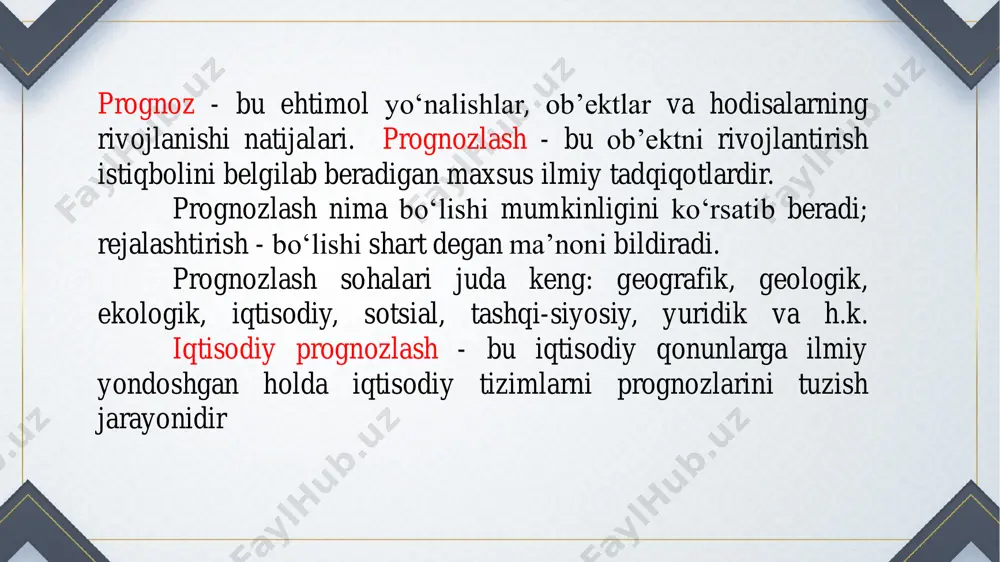 iz. avvalo regression tahlilni amalga oshiramiz. natijalarni quyidagi 3- rasmda ko’rishingiz mumkin: • 3-rasm. chiziqli regressiya natijalari yuqoridagi regression tahlil asosida quyidagi ma’lumotlarga ega bo’lamiz: • model qiymatlari; • korrelyatsiya koeffitsientlari; • standart xatoliklar; • t-student qiymatlari; • 95% oraliqdagi intervallarga ega bo’lamiz. bu qiymatlar orqali birinchi navbatda chiziqli ekonpmetrik modelni tuzib chiqamiz. chiziqli modelimiz y=ax+b esa quyidagicha ko’rinishda bo’ladi: y=0.96356x+28.0219 ga teng ekan. bu modeldan shunday xulosa qilishimiz mumkinki o’zgaruvchi omil belgi sifatida sanoatni x, natijaviy omil sifatida yaimni y qilib oldik. bunda agar o’zgaruvchi omil 1 birlikka ortadigan bo’lsa, natijaviy omil 0.96356 qiymatga ortishini ko’rishimiz mumkin. keyingi ko’rsatkichimiz korrelyatsiya koeffitsienti esa 84.56 ni ko’rsatdi. bu esa 2 omil o’rtasidagi bog’lanish to’g’ri va kuchli bog’langan ekanligini ko’rsatdi. standart xatoliklarimiz ham juda kam miqdorlarni ko’rsatmoqda. yana bir koeffitsientlardan biri bo’lgan t-student mezoni hisoblanadi. bizdagi modelda t-student mezoni 10.47 va 11.45 ni ko’rsatmoqda. undan keying bo’limda esa har bir omilning oraliq …