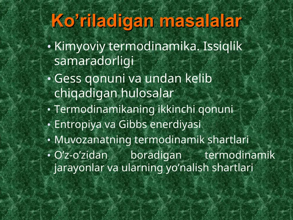 fizikaviy kimyoning usullari: termodinamik, statistik va kvant-mexanik usullar - Page 4