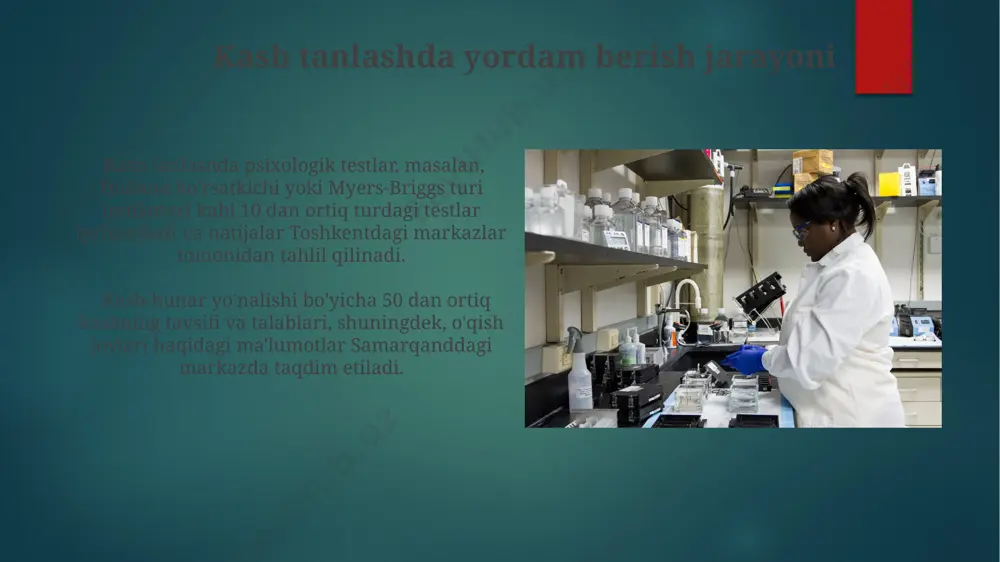 kasb hunarga yo'naltirish tashxis markazlarining faoliyati - Page 4