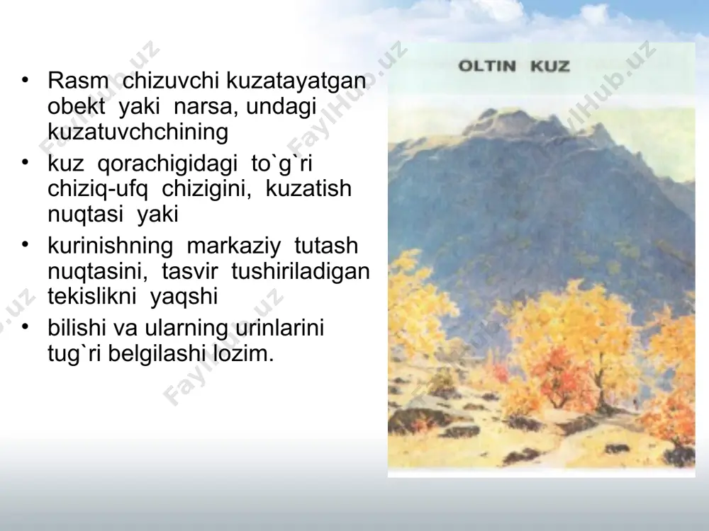 kuz manzarasini tasvirlash - Page 5
