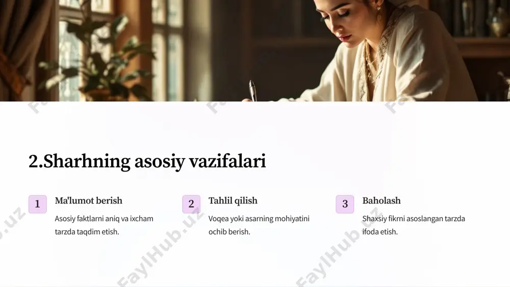 sharhning maqsadi va vazifalari - Page 4