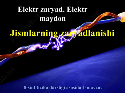 jismlarning zaryadlanishi 8 - sinf — PPT