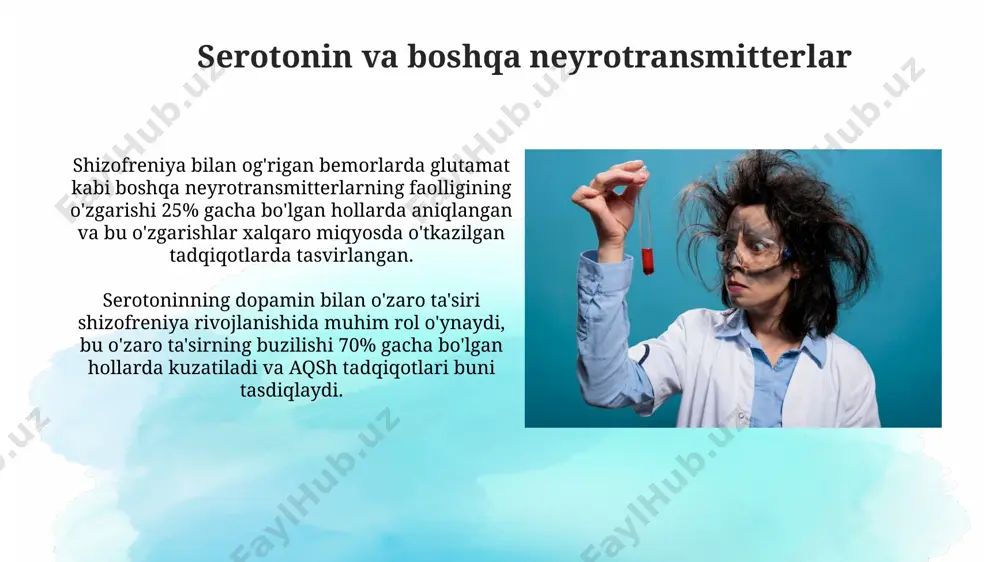 shizofreniya: bioximik va genetik omillar - Page 5