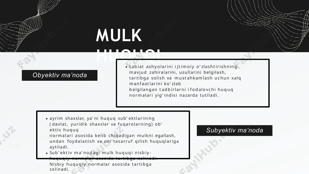 mulk va mulk huquqi tushunchasi va tamoyillari - Page 4