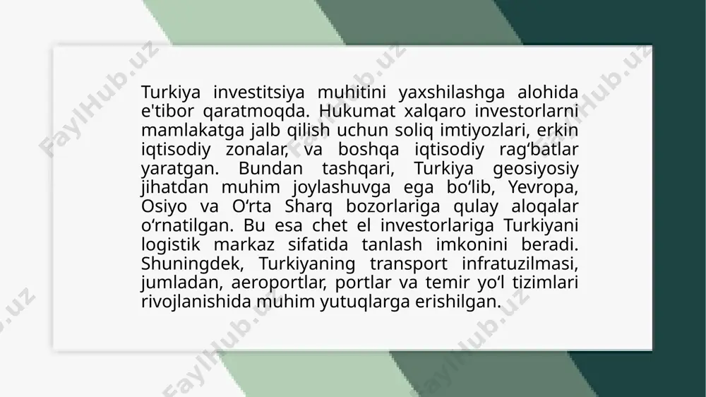 turkiyadagi investitsiya muhiti - Page 5