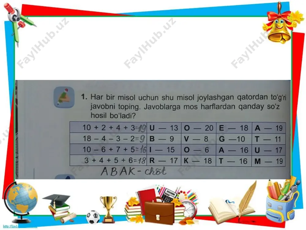 1-sinf matematika - Page 5