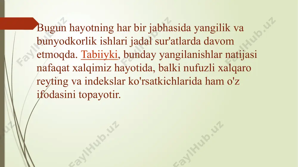siyosiy-huquqiy sohadagi (10 ta) ustuvor halqaro reytinglar va ularga o’zbekistonning integratsiyalashuvi - Page 3