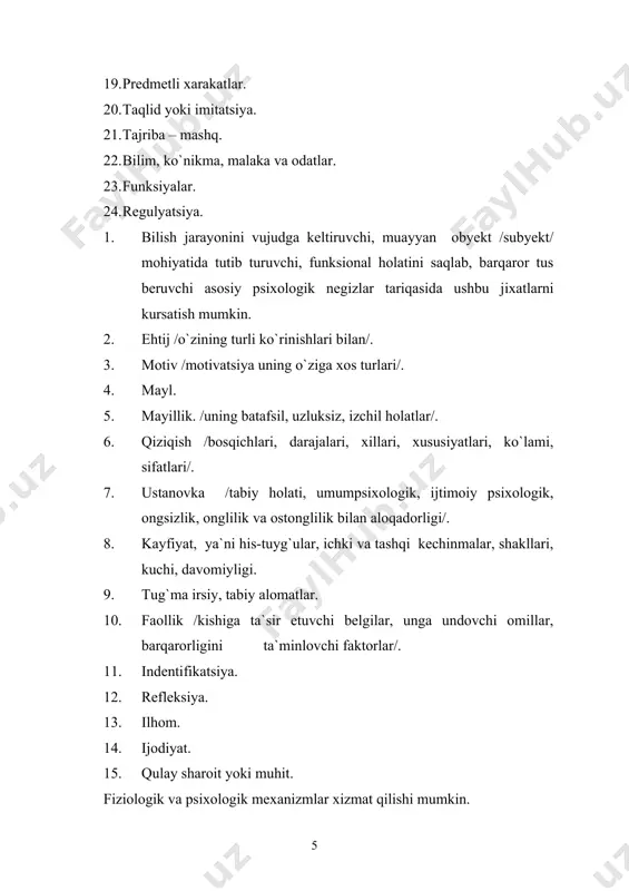 psixologiyasi toshkent 1996. 5. nemov r.s. prakticheskaya psixologiya. - moskva., 1998. page 2