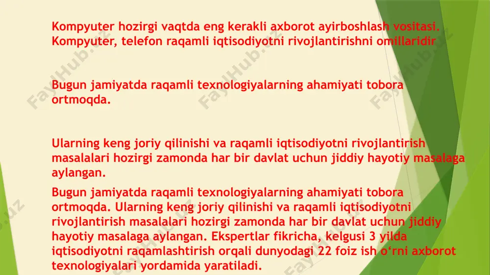 iqtisodiy tizimlarning zamonaviy texnik ta’minoti - Page 4