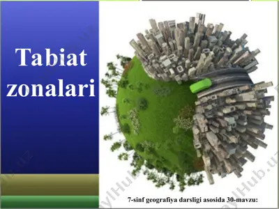 o‘rta osiyo tabiat zonalari 7-sinf — PPT