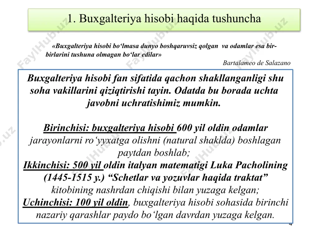 ) hisobda korxonalarda ishlab chiqarishni tezkor boshqarish maqsadlarida yuritiladi. statistik hisob miqdor ko‘rsatkichlarida ifodalanadigan ijtimoiy ommaviy hodisalarni sifat jihatdan tavsiflab, kuzatish va aks ettirish hamda jamiyat taraqqiyoti qonuniyatlarini o‘rganish tizimidir. iqtisodiyotni boshqarish uchun zarur bo‘lgan ma’lumotlarni yig‘ish, statistik tahlil qilish va axborotdan foydalanuvchilarga o‘z vaqtida taqdim etish statistik hisobning asosiy vazifasidir. statistik hisobda jamiyatimizda yuz berayotgan ijtimoiy–iqtisodiy, siyosiy hodisalarni o‘rganish va nazorat qilish, ular to‘g‘risidagi ma'lumotlarni yig‘ish hamda qayta ishlash tizimidan iborat operativ hisob turli-tuman xo‘jalik xodisalarni o‘z ichiga olib, asosan ishlab chiqarish - texnika xususiyatidagi ko‘rsatkichlar bilan taʼminlaydi. u mahsulot ishlab chiqarish bo‘yicha topshiriqlarning bajarilayotganligi, xarajatlar normativlaridan kundalik chetga chiqishlar, ish kuchidan foydalanish va asbob-uskunalarning yuklanganlik darajasi, shartnomalarga rioya qilinishi - mol yetkazib beruvchilar va xaridorlar bilan tuzilgan kontraktlarning bajarshshshi haqidagi maʼlumotlar bilan taʼminlaydi. operativ hisobda o‘lchovlarning hamma turlari - moddiy, mehnat va qiymat o‘lchovlaridan foydalaniladi. operativ hisob korxonaning har xil bo‘linmalari - bo‘limlari, sexlari, omborlari va hokazolar tomonidan …