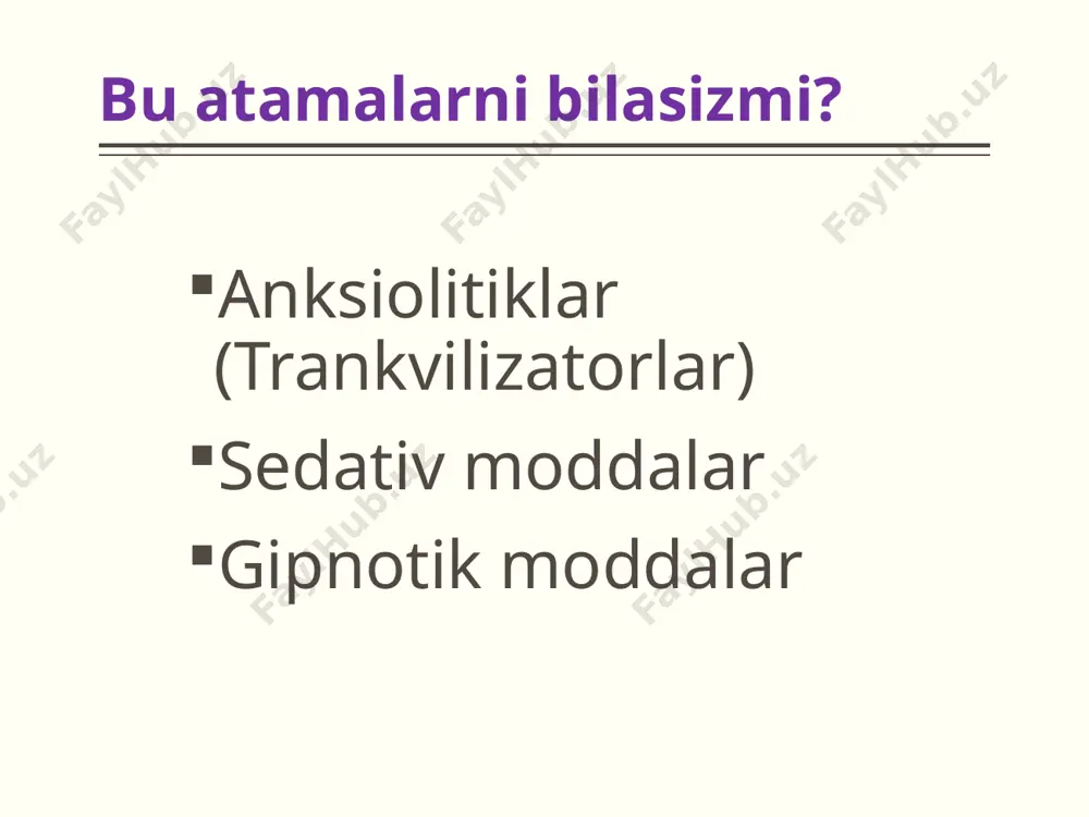 trankvilizatorlar va sedativ tinchlantiruvchi moddalar - Page 3