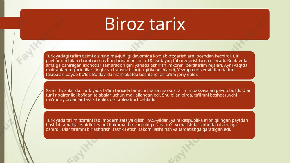 labki bosqichidanoq chet tillarini jadal o'rganishadi. maxsus maktablar turkiyada imkoniyati cheklangan bolalar va yoshlar bilim oladigan ta'lim muassasalari mavjud. nogironlik turiga qarab, ular besh guruhga bo'lingan maktablar tomonidan qabul qilinadi. ular ko‘rish, eshitish, tayanch-harakat a’zolari, surunkali kasalliklari va aqliy nuqsonlari bo‘lgan bolalar uchun ochiq. bunday maktablarni yaratishdan maqsad maxsus bolalarning bilim olishlari uchun maxsus shart-sharoitlarni ta'minlashdir. kelajakda bu ularning jamiyatga integratsiyalashuvi va hatto oliy ma'lumot olishiga imkon berishi kerak. bunday maktab bitiruvchisining jamiyatning to'la huquqli a'zosi bo'lish va hayotda o'z da'vatini topish imkoniyati sezilarli darajada oshadi. nogiron bolalarga ham tengdoshlari bilan teng ravishda umumiy taʼlim maktablariga borish huquqi beriladi. maxsus ta'lim muassasalari bepul ishlaydi. ularda nafaqat kunlik yashash, balki vaqtinchalik yashash ham mumkin. ehtiyojmandlarga internatlar beriladi. xususiy maktablar bunday ta'lim muassasalari barcha turdagi maktablar bilan ifodalanadi. mashg'ulotlar bilim olish jarayonining turli bosqichlarida o'tkaziladi. akademik kalendar turkiyada oʻquv yili sentyabrning boshida emas, balki uning oʻrtalarida boshlanadi. ba'zan maktablar oktyabr oyining boshlarida …