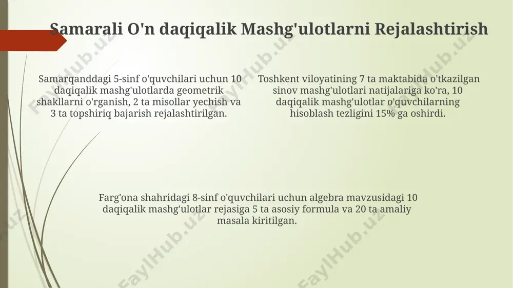 matematikadan devoriy gazetalar. matematik oʻn minutliklar - Page 4
