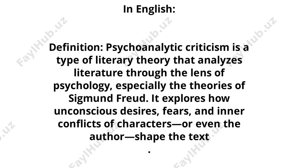 psychoanalytic criticism - Page 3