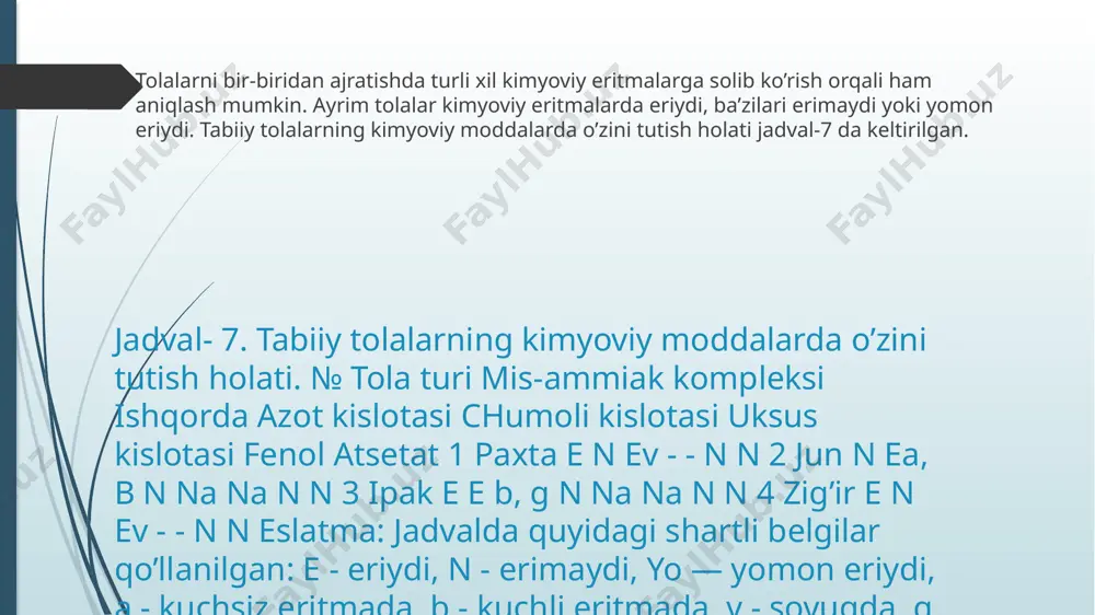 tolalar va ularning foydalanish sohalarini o‘rganish - Page 5