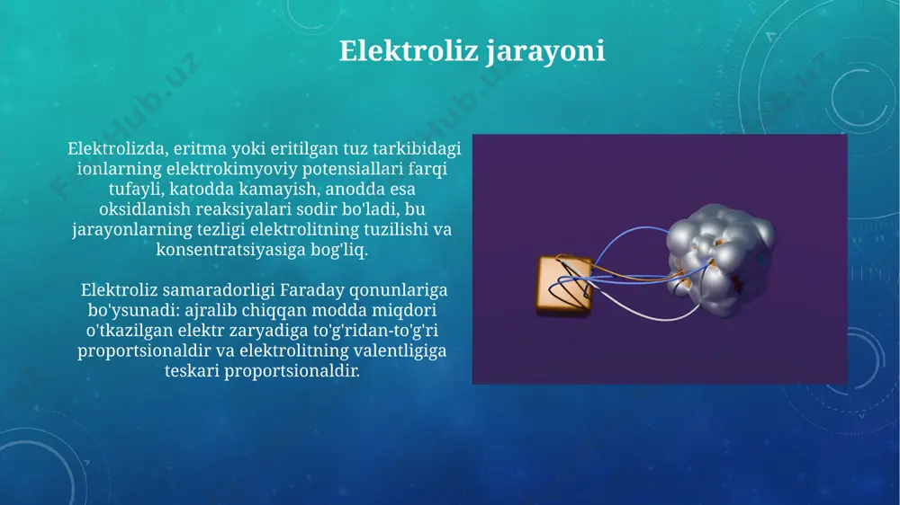 elektrokimyo. eritma va suyuqlanmalarda boradigan jarayonlar - Page 4