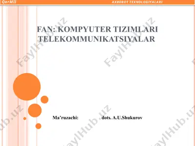 qarmiiaxborot texnologiyalari — PPT