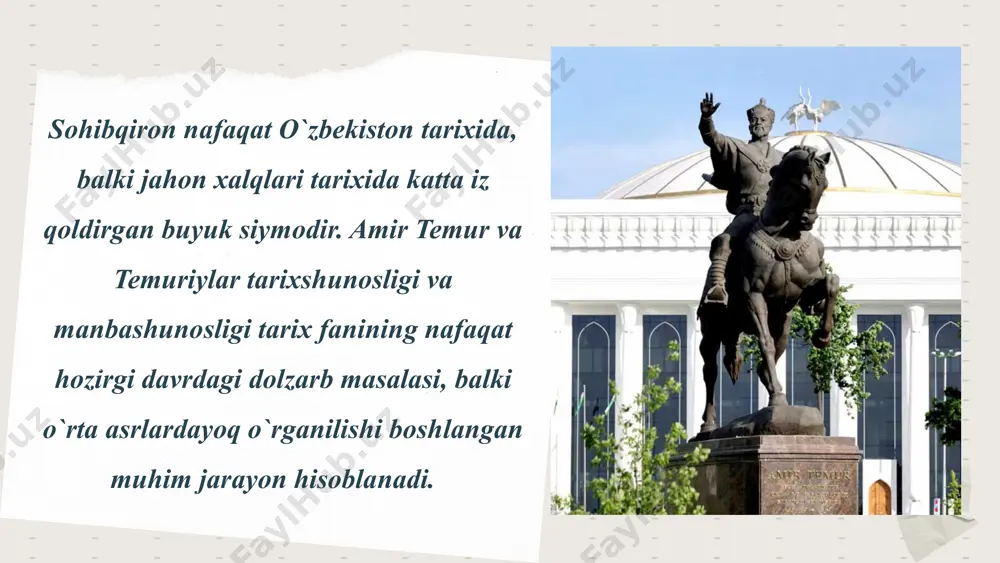 amir temurning jahon tarixshunosligi va manbashunosligida tutgan o`rni - Page 5