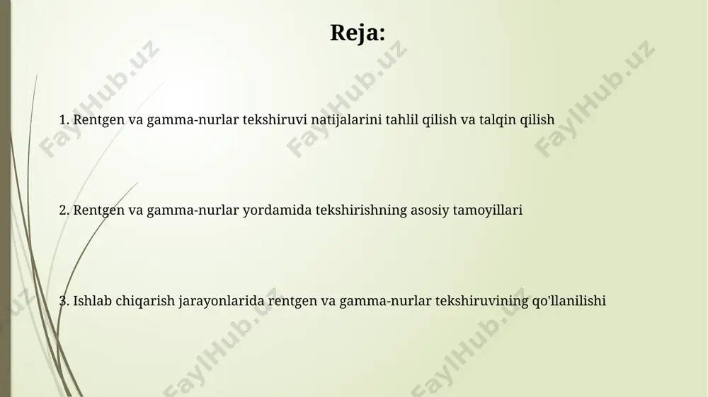 asdan, mahsulotlarni tezkor tekshirish imkonini beradi, bu esa samaradorlikni oshiradi. kelajakdagi rivojlanish istiqbollari portativ va miniatyurlashtirilgan rentgen va gamma-nurlar qurilmalari ishlab chiqarish jarayonlarini yanada tez va qulay qilib, tekshiruvlarni har qanday sharoitda, hatto 500 kg gacha og'irlikdagi buyumlarda o'tkazish imkonini beradi. kelajakda rentgen va gamma-nurlar tekshiruvi 3d tasvirlash texnologiyalari bilan birlashtirilib, murakkab mahsulotlarning ichki tuzilmasini yuqori aniqlikda, 10 mikrongacha bo'lgan o'lchamlarda tahlil qilish imkonini beradi. sifat nazorati va nuqsonlarni aniqlash tekshiruv jarayoni 95% gacha aniqlik bilan metall, plastmassa va kompozit materiallardagi ichki nuqsonlarni, masalan, gaz pufakchalari yoki qatlam ajralishlarini aniqlash imkonini beradi. rentgen va gamma-nurlar tekshiruvi yordamida mahsulotlardagi 0,1 mm dan kichik yoriqlarni, ichki bo'shliqlarni va begona jismlarni aniqlash mumkin, bu esa mahsulot sifatini sezilarli darajada oshiradi. materiallarni tekshirish imkoniyatlari rentgen va gamma-skanerlar 3d tasvirlarni yaratish imkonini beradi, bu esa nuqsonlarni har tomonlama tahlil qilish va o'lchamlarini aniq aniqlash imkonini beradi, bu esa ishlab chiqarish samaradorligini oshiradi. rentgen va gamma-nurlar …