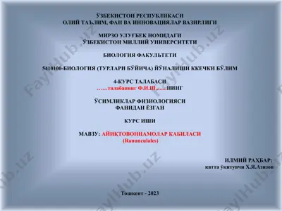 a'yoqto'nnamolar kabilasi — PPT