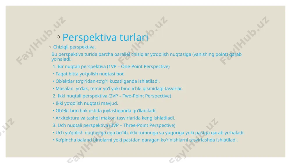 perspektiva turlari - Page 3