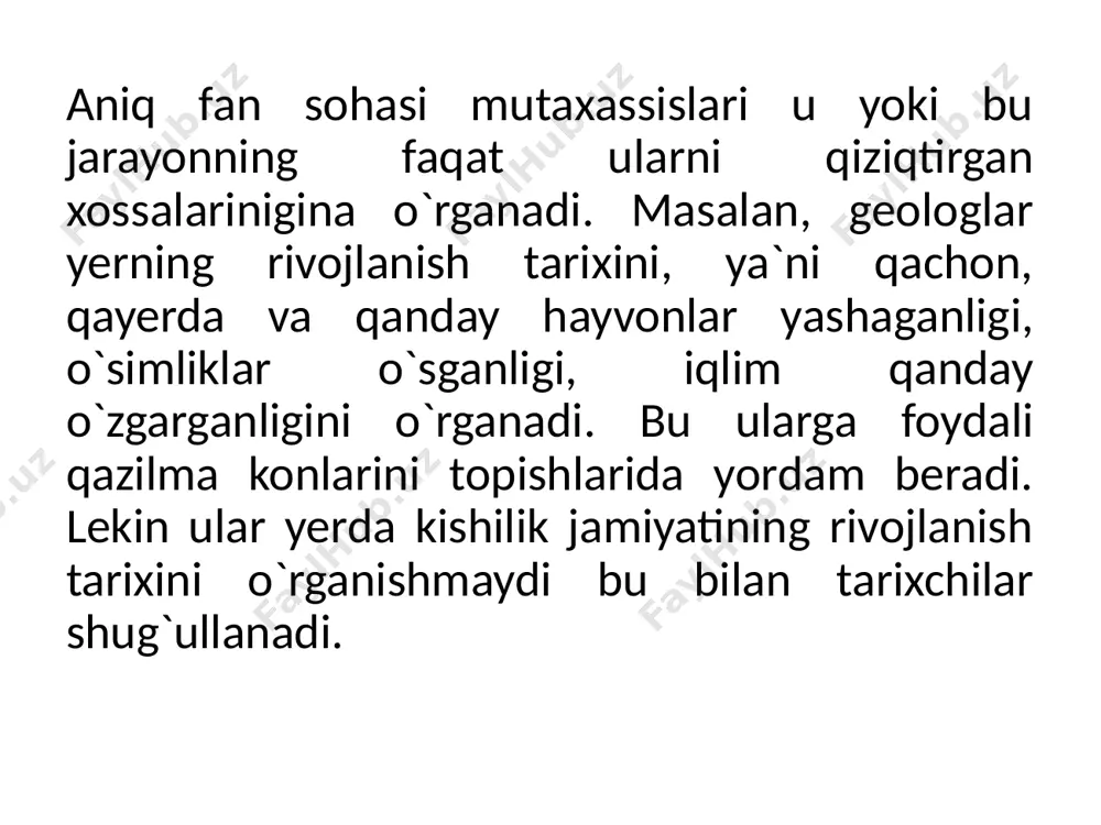 i tekshirishda qoʻllaniladi. matematik modellashda berilgan fizik jarayonlarning matematik ifodalari modellanadi. elektr modellash ham keng tarqalgan. bunda aktiv, induktiv va sigʻim qarshiliklardan foydlaniladi. tirik organizmlardagi boshqarish jarayonlarini oʻrganish uchun kibernetik modellar yaratilgan. modellashning yana bir turi analog modellshdir. u fizik tabiati har xil boʻlgan, lekin bir xil matematik (algebrik, differensial va boshqalar) tenglamalar bilan ifodalanadigan hodisalarning analogiyasi (oʻxshashligi)ga asoslanadi. modellash har doim boshqa ilmiy va maxsus usullar bilan birga qoʻllanadi. avvalo, modellash eksperiment bilan chambarchas bogʻliq. biror hodisani uning modelida oʻrganishni eksperimentning alohida xili deb qarash mumkin. kimyo reaktorlarini modellsh berilgan shartlarga muvofiq, istalgan oʻlchamdagi apparatlarda oʻtadigan kimyoviy texnologiya jarayonlarining natijalarini oldindan bilish uchun qoʻllanadi. baʼzi murakkab hodisalar (turbulentlik, havo yoki suyuklik oqimining uzilish sohasidagi pulslanishlar va boshqalar) uchun stoxastik modellashdan foydalaniladi. u hodisalarning ehtimolligini aniqlashga asoslanadi. bunday modellar ayni hodisadagi ayrim jarayonlarning oʻtishini toʻla aks ettirmaydi, balki qandaydir oʻrtacha, summar natijani beradi. e’tiboringiz uchun rahmat! image1.png image2.png image3.png image4.png …