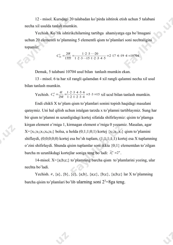 kombinatorika masalalari - Page 5
