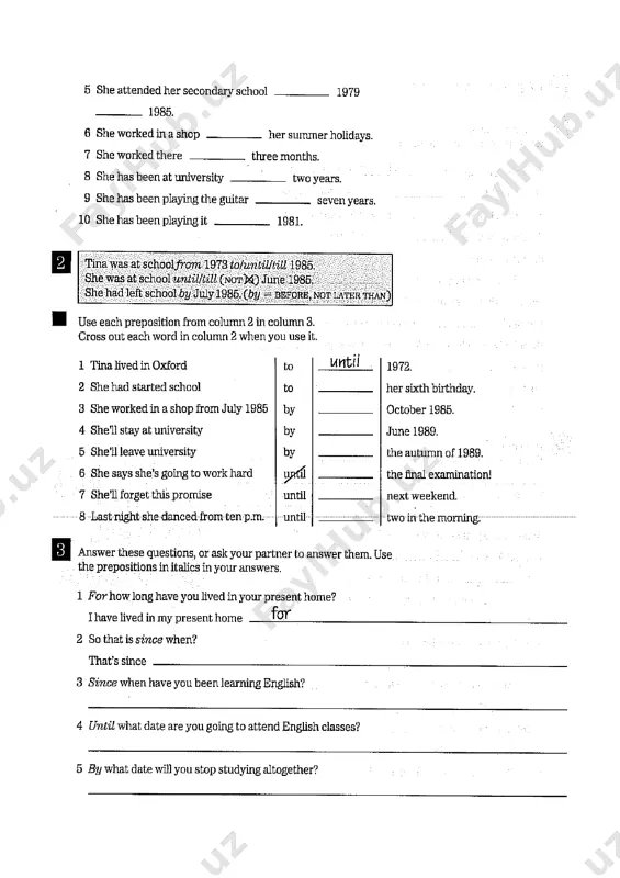tina's life timeline - Page 2
