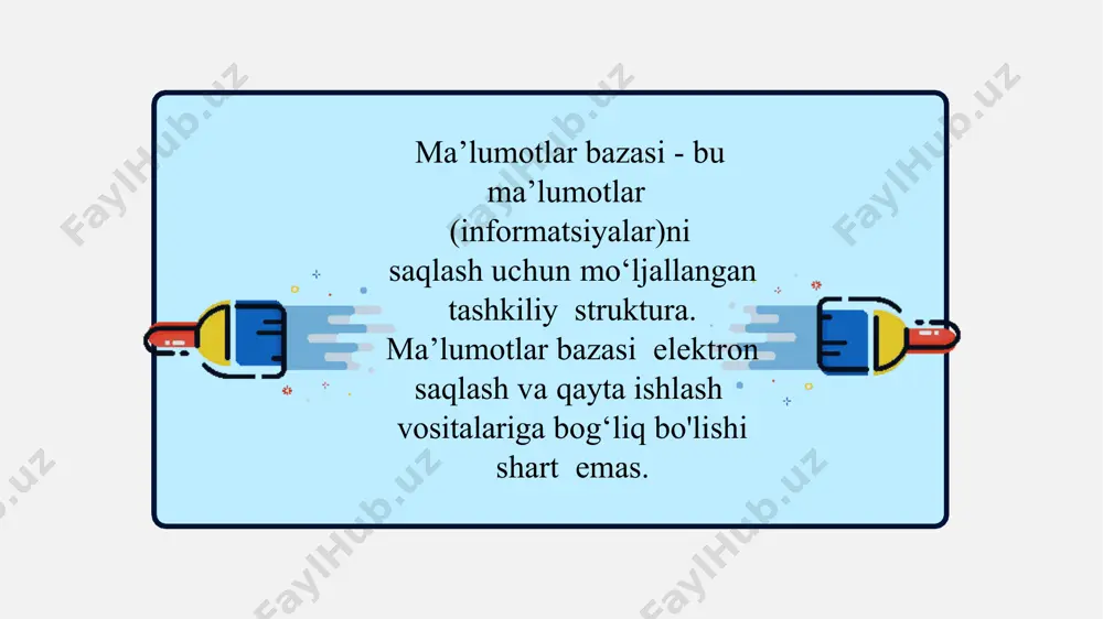 ma'lumotlar bazalari va ularni boshqarish tizimlari 2 - Page 5