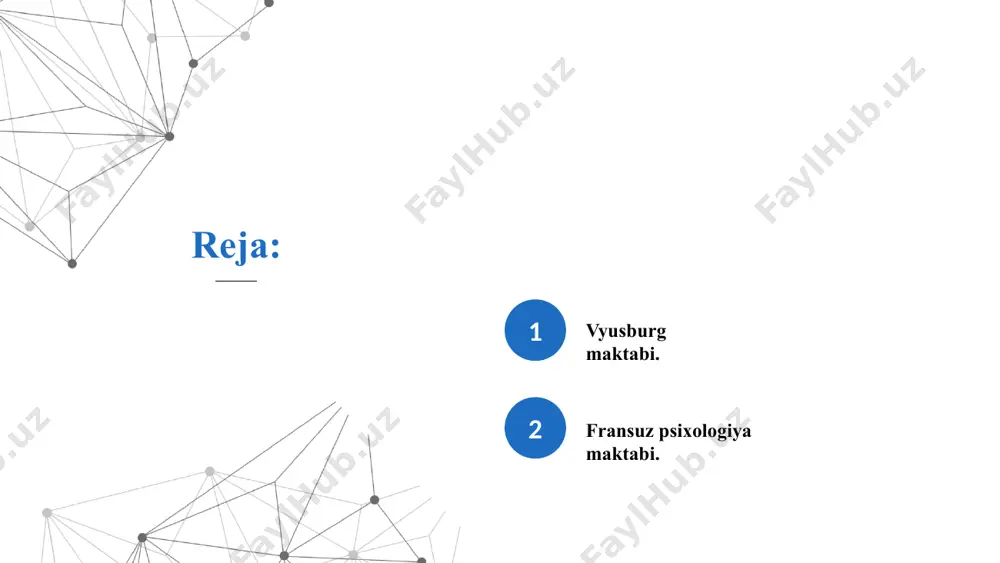reydizm - bu o`z nomini avstriya nevropotologi va psixologi zigmund freyd (1856-1939 y) nomidan olgan bo`lib, psixologiya va nevropotologiyadagi alohida yo`nalishdir. freyd ta‘limotiga ko`ra, shaxs psixologik xayotining asosi jinsiy lazzat olishga karatilgan, tugma ongsiz mayl (instinkt) dir. lekin tarixan tarkib topgan odat, ahloqiy printsiplar tufayli, ijtimoiy «tsenzura»ning mavjudligi tufayli bu mayil to`g`ridan-to’g`ri to`siladi. shuning uchun ham ba‘zi kishilarda bu ongsiz tabiy mayil bilan anglab turilgan vaziyat o’rtasida ichki ruhiy konflikt (to`qnashuv) paydo bo`ladi. bu to`qnashuvlar ba‘zan barqaror asab kasalligiga (nevrozga) olib keladi. bixeviorizm (ing. behaviour xulq) — 19-asrning oxiri — 20-asrdagi amerika psixologiyasining yetakchi oqimlaridan biri. bixeviorizm taʼlimoti asosida odam va hayvon xulqida tashqi muhitdan boʻladigan taʼsir, qoʻzgʻatuvchi (stimul)ga javoban yuzaga keladigan xatti-harakat va unga taalluqli nutqiy va hissiy javoblarning majmui yotadi. bixeviorizm introspektiv psixologiya inqirozi sharoitida va hayvonlar psixikasini eksperimental tadqiq qilish taʼsiri ostida yuzaga kelgan. chunki bunday tadqiqotlarda inson psixikasini oʻrganishda yetakchi boʻlgan oʻz-oʻzini kuzatish metodidan foydalanib boʻlmagan, …