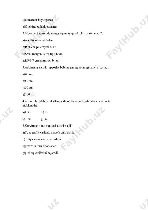 askarlikning jangdagi majburiyatlari - Page 4