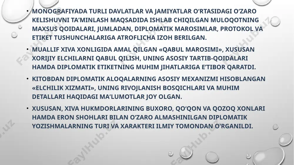 siyosiy, maʼmuriy, iqtisodiy islohotlar natijasida boshqaruv tizimi takomillashib, soliqlar tartibga tushgan. olloqulixon (1825—42), rahimqulixon (1842—45) va muhammad aminxon (1846—56) davrlarida xiva qoʻshinlarining xurosonga yurishlari kuchaydi, marv shahri uchun buxoro amirligi bilan tez-tez urushlar boʻlib turgan. xiva xonlari bu davrda sirdaryoning orol dengiziga quyiladigan joyidan turkmaniston hududidagi kushkagacha boʻlgan yerlarni boshqargan. 1855 yilda saraxsni qamal qilish paytida muhammad aminxonning halok boʻlishi mamlakatda parokandalikka sabab boʻlgan. abdullaxon (1855—56), qutlugʻmurodxonlar (1856) 6 oydan koʻp hukmronlik qilmaslaridan oʻldirilgan. 1856 yilda taxtni sayd muhammadxon (1856—64) egallagan. hududiy tuzilishi 16—19-asrlar davomida xiva xonligi hududlari doimo oʻzgarib turgan. dastlab xonlik hududi xorazm vohasidagina joylashgan boʻlsa, keyinchalik uning chegarasi janubda eron va marvgacha, shimolda ural daryosigacha boʻlgan yerlarga choʻzilgan, sharqda buxoro amirligi, gʻarbda esa kaspiy dengizi qirgʻoqlarigacha yetgan. ruslar bosqinidan keyin amudaryoning chap qirgʻogʻida 62237,2 km² yer maydoniga ega kichik vassal davlatga aylanib qolgan. aholisining soni ham doimo oʻzgarib turgan. oʻrtacha 1 mln. kishi atrofida aholi yashagan. uning …