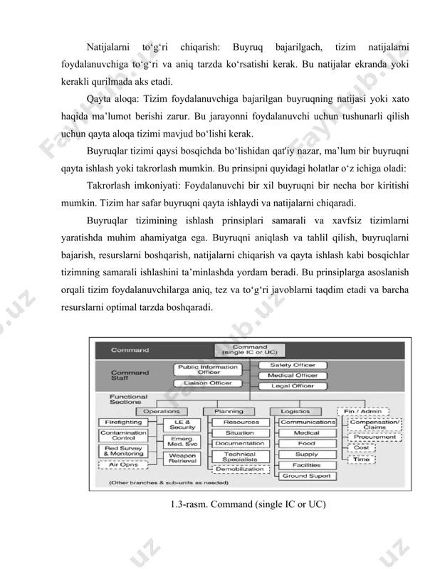 samaradorlikka erishish mumkin. 3.3. kelajakdagi rivojlanish yo‘nalishlari vektor-konveyr arxitekturasi va buyruqlar tizimi o‘zaro integratsiyasining kelajakdagi rivojlanish yo‘nalishlari hisoblash texnologiyalarining tez sur'atlar bilan rivojlanayotgan sohalarida yangi imkoniyatlar yaratadi. bugungi kunda sun'iy intellekt, mashina o‘qitish, ilmiy hisoblashlar va katta ma’lumotlarni tahlil qilishda yuqori samaradorlikka erishish uchun bu tizimlarning yanada rivojlanishi va optimallashtirilishi talab etiladi. kvant hisoblash: kvant hisoblash texnologiyalari, ayniqsa, katta ma’lumotlarni tezda qayta ishlash va murakkab ilmiy simulyatsiyalarni amalga oshirishda katta imkoniyatlar yaratadi. vektor-konveyr va buyruqlar tizimi ushbu texnologiyalarni o‘zida integratsiyalash orqali yangi avlod arxitekturalarini yaratishi mumkin. mavzu: buyruqlar tizimi arxitekturasi. vektor-konveyr arxitekturasi mundarija: kirish 2 i bob. buyruqlar tizimi arxitekturasi 4 1.1. buyruqlar tizimining asosiy komponentlari 4 1.2. buyruqlar tizimining turlari 8 1.3. buyruqlar tizimining ishlash prinsiplari 12 ii bob: vektor-konveyr arxitekturasi 15 2.1. vektor-konveyr arxitekturasi tushunchasi 15 2.2. vektor-konveyrning afzalliklari 17 2.3. vektor-konveyr arxitekturasi bilan bog‘liq kamchiliklar 19 iii bob. vektor-konveyr arxitekturasi va buyruqlar tizimlari o‘rtasidagi bog‘liqlik 22 3.1. …